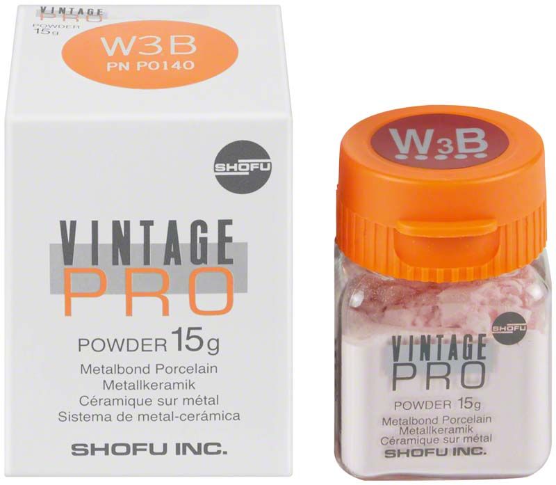 Vintage PRO Body 15g W3B Metallkeramikpulver in Originalverpackung.