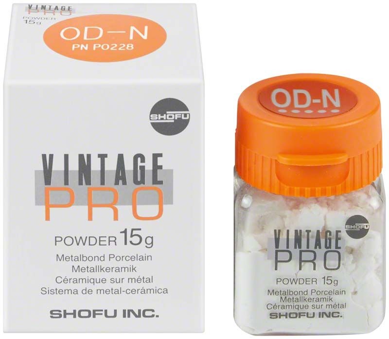Vintage PRO Opaque Dentin 15g OD-N in original Verpackung.