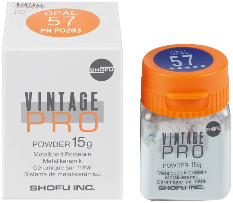 Vintage PRO Opal Schneide 15g Metallkeramik-Pulver mit Verpackung.