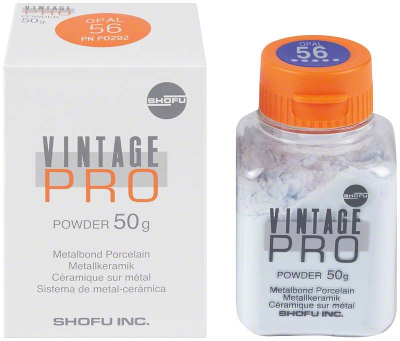 Vintage PRO Opal Schneide Pulver 50g mit Verpackung und Kunststoffbehälter.