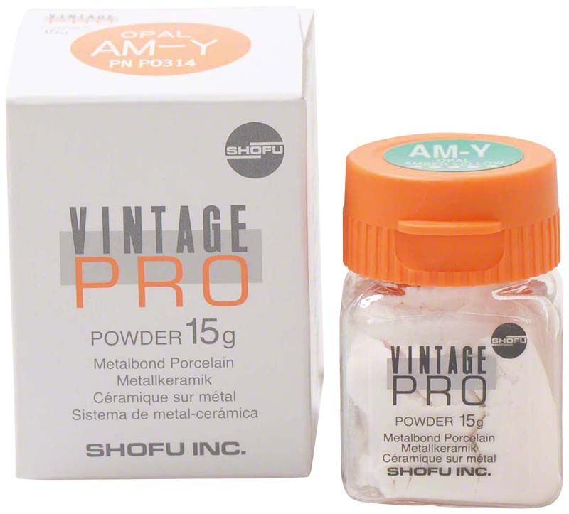 Vintage PRO Opal Effekt 15g AM-Y Pulver mit Verpackung von Shofu Inc.