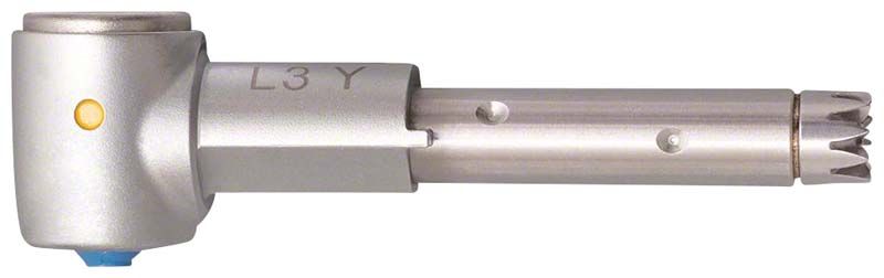 INTRA™ Kopf Typ L3Y in seitlicher Ansicht mit silbernem Finish.
