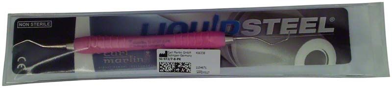 Pinkfarbene Colori Kürette GRACEY Standard Figur 7-8 in Verpackung.