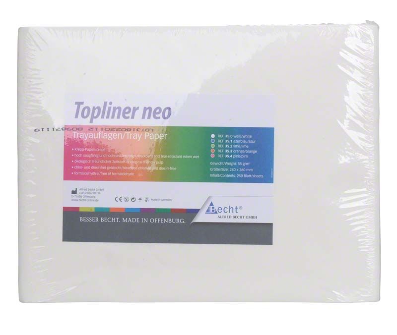 Topliner neo Traypapier, 36 x 28 cm, in weißer Verpackung.