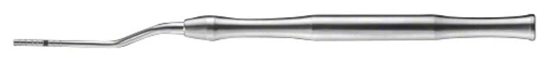 Bajonettförmiger OSTEOTOM Knochenstößel (Sinutom) mit 2,8 mm Durchmesser.