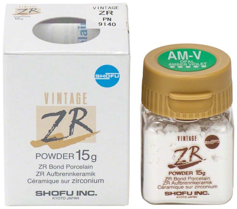 Vintage ZR Opal Effekt AM-V 15g Pulverflasche mit Verpackung.