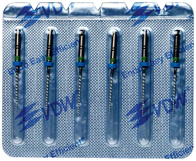 FlexMaster Taper .04 21mm Gr. 35/.04 Feilen in Blisterverpackung.