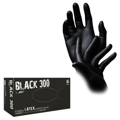 Black 300 Latexhandschuhe