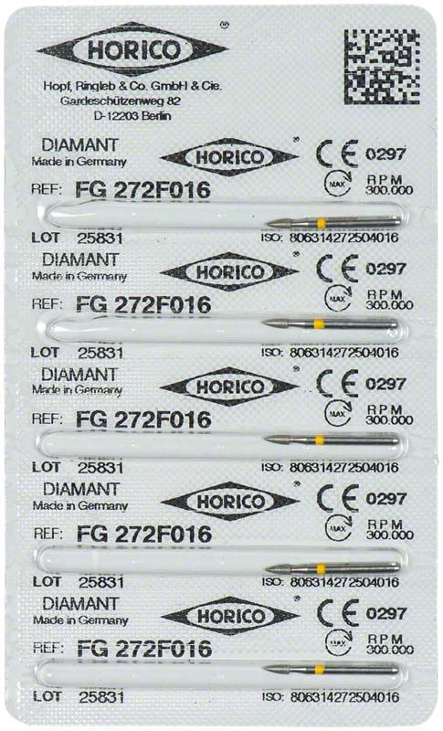Verpackung von Diamant FG 272F 016 in Blisterpackung mit QR-Code.