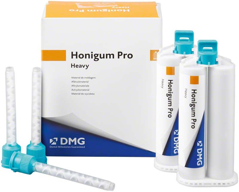 Honigum Pro-Heavy Kartuschen 2 x 50ml mit Verpackung von DMG.