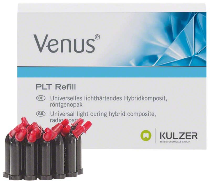 Nachfüllpackung Venus PLT A1 mit lichtaushärtendem Hybridkomposit.