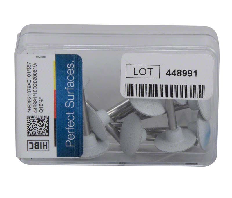 Universalpolierer EVE UNIVERSAL W9 in durchsichtiger Verpackung mit Barcode und Seriennummer.