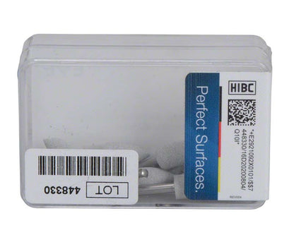 Kunststoffverpackung mit EVE UNIVERSAL Silikonpolierern und Barcode-Etikett.