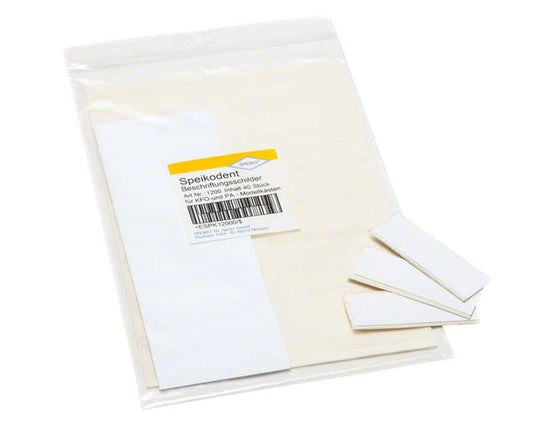 Image of Beschriftungsschilder 19x50mm 40 Stück