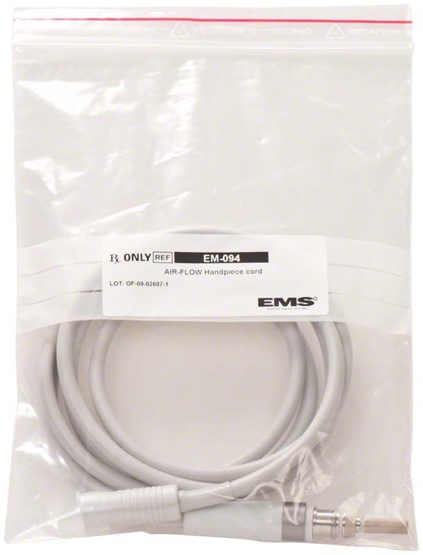 Hochwertiger Ersatzschlauch für AIRFLOW® S1 + S2 Dentalgeräte in transparenter Verpackung.