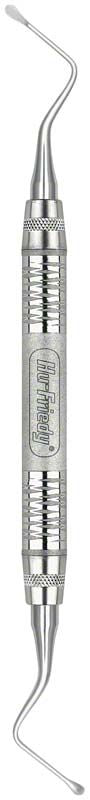 Chirurgische Kürette Lucas löffelförmig mit Griff, Figur 85, 2,5 mm.