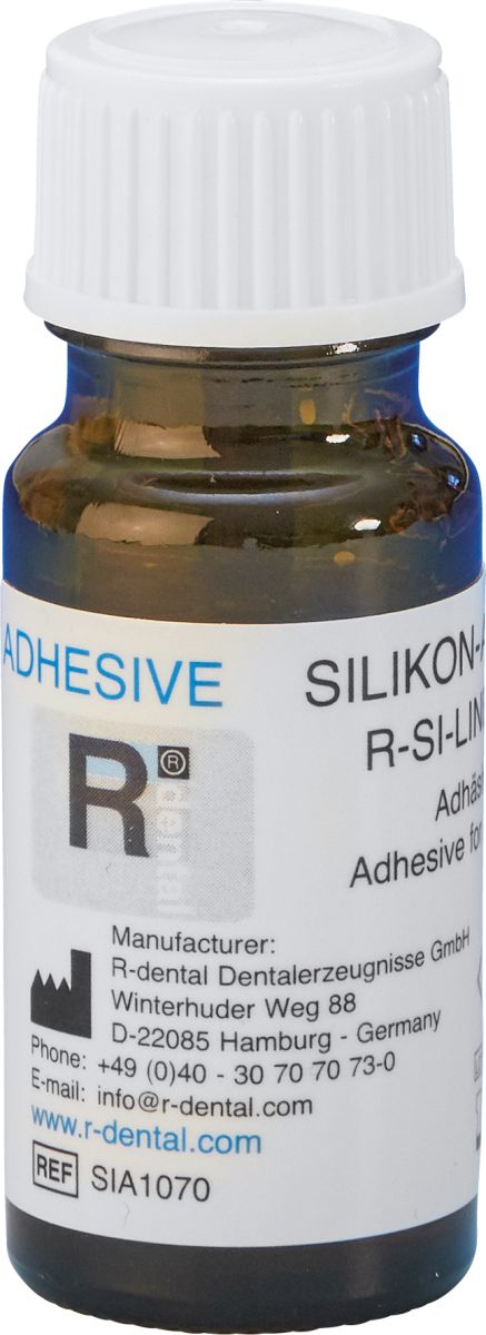 R-SI-LINE Silikon-Adhäsiv-Flasche mit Etikett und Herstellerinformationen.