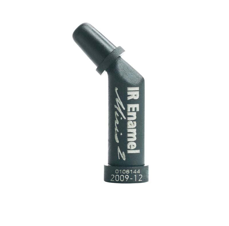 IR Enamel Miris 2 Kapsel in schwarzer Farbe, Nahaufnahme.