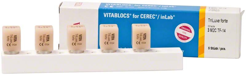 VITABLOCS TriLuxe forte CAD/CAM-Blöcke für dentale Restaurationen.