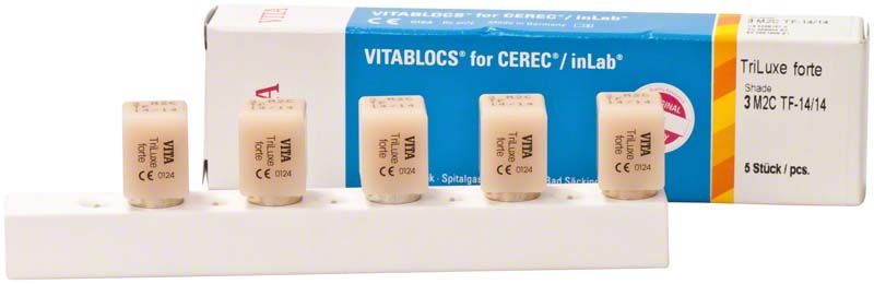 Image of VITABLOCS® TriLuxe forte VITA 3D-MASTER® TF-14/14 3M2C