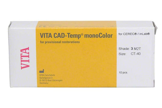Image of VITA CAD-Temp® monoColor CEREC®/inLab® CT-40 10 Stück - 3M2T