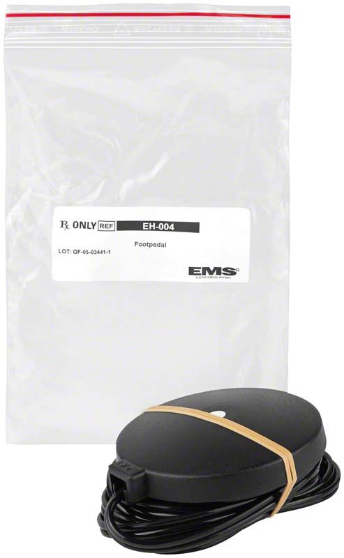 AIRFLOW® Fußschalter für S1 + S2 mit Kabel auf weißem Hintergrund