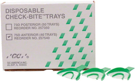 Image of COE® Einweglöffel - Check-Bite Triple Function Tray , #75D Frontzähne