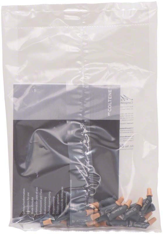 Miris 2 Kapseln Dentinmasse Shade 5 in transparenter Verpackung mit Etikett.