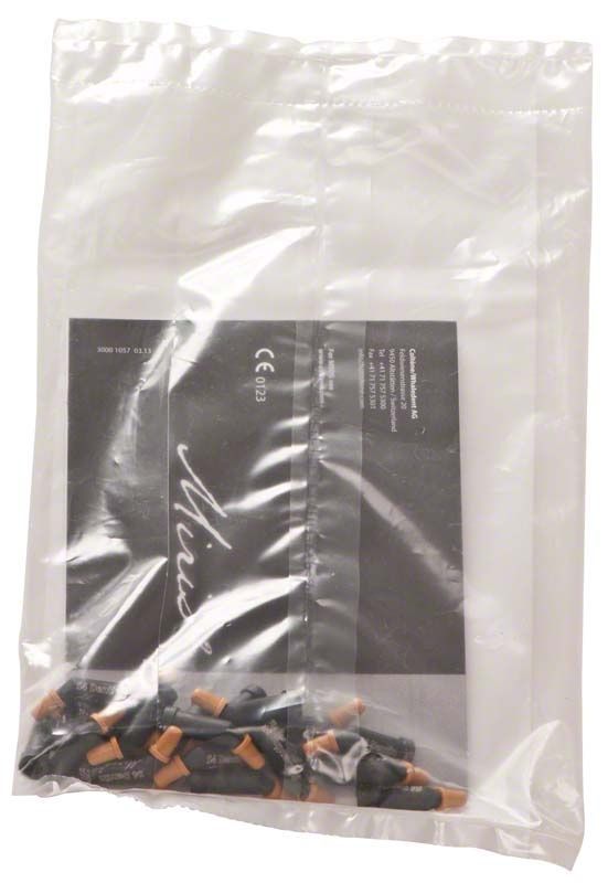 Miris 2 Kapseln Dentinmasse Shade 4 in transparenter Verpackung.