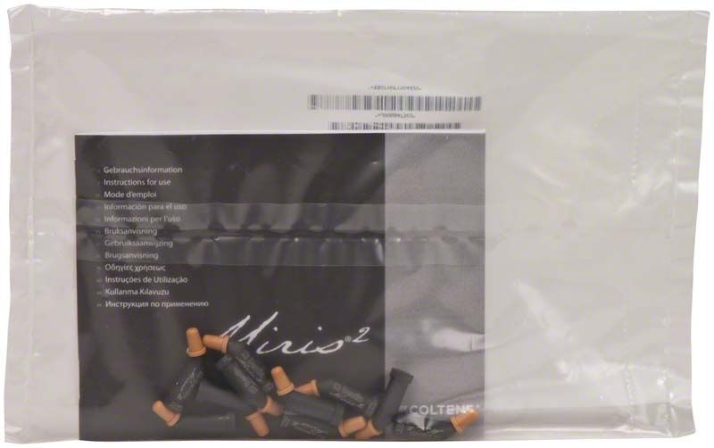 Miris 2 Kapseln Dentinmasse Shade 2 Verpackung mit Gebrauchsanweisung.