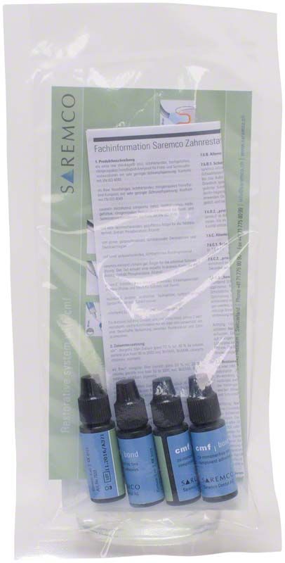 CMF Bond Stock Package mit vier 3ml Fläschchen in Verpackung.