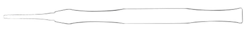 Gerader OSTEOTOM Knochenspreizer, Ø 2,8mm, in Nahaufnahme.