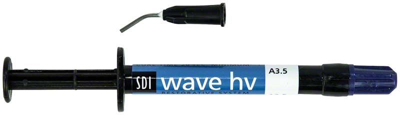 Wave HV Spritze A3,5 für dentale Kompositfüllungen mit Kappe.