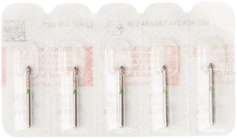 Diamantbohrer FG 885 016 in Blisterverpackung mit fünf Stück