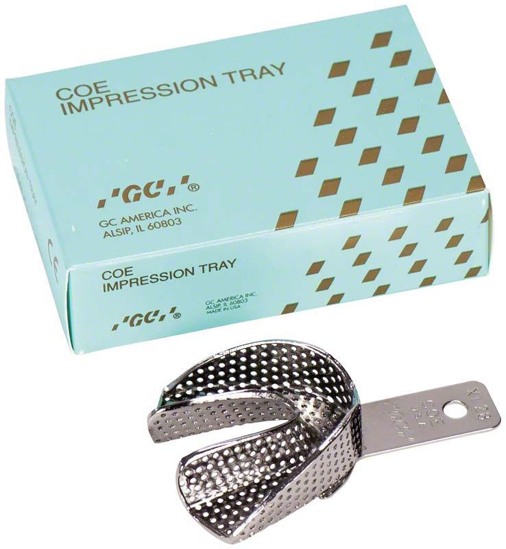 Metall-Löffel COE® extra lang #XL28, UK medium breit vor Verpackung.