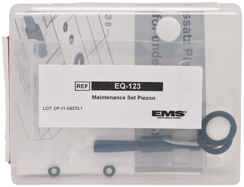 Wartungsset für PIEZON® Master 600/700 mit Zubehör in transparenter Box.