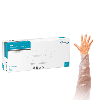 MaiMed-veterin PE Schulterlanger Veterinärhandschuh