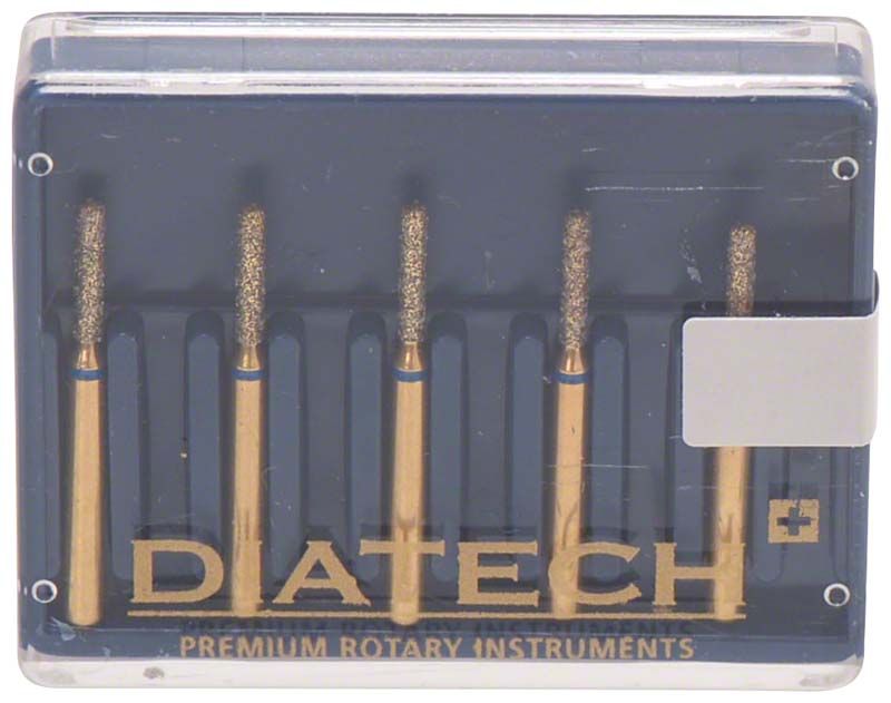 Diatech Diamant FG G836R-314-012-6-ML Bohrer-Set in Kunststoffbox.