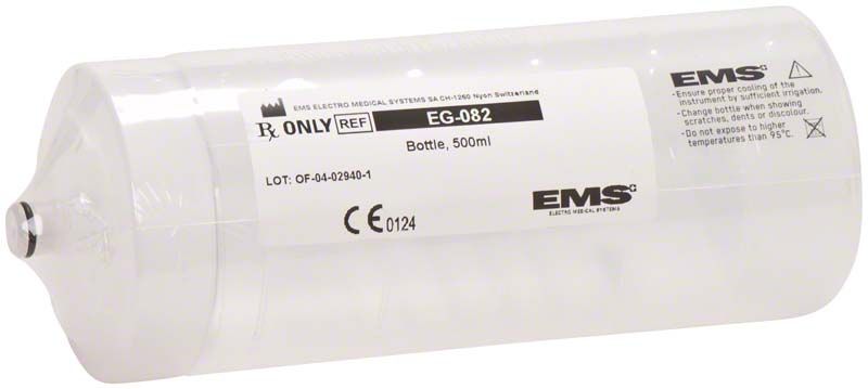 PIEZON® Flasche für Spülflüssigkeit, 500ml, transparent, mit Etikett.