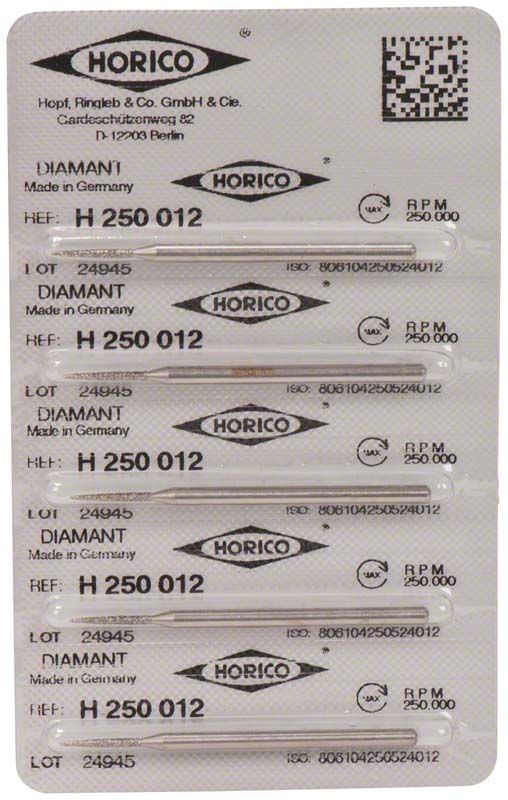 Verpackung der Diamant H 250 012 Fräsen, hergestellt in Deutschland.