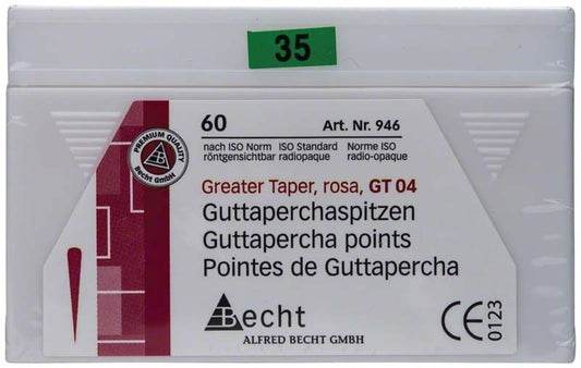 Image of Rosa Guttaperchaspitzen GT 04 Gr. 35