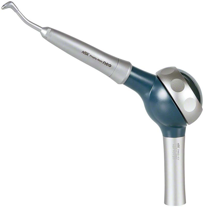 Prophy-Mate neo Pulverstrahlgerät in Detailansicht mit schlankem Handstück.