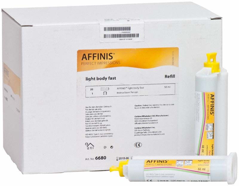 AFFINIS® System 50 fast light body Nachfüllpackung mit 20 Kartuschen à 50 ml.