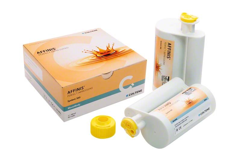 AFFINIS® System 360 MonoBody Refill mit Verpackung und Kartuschen.