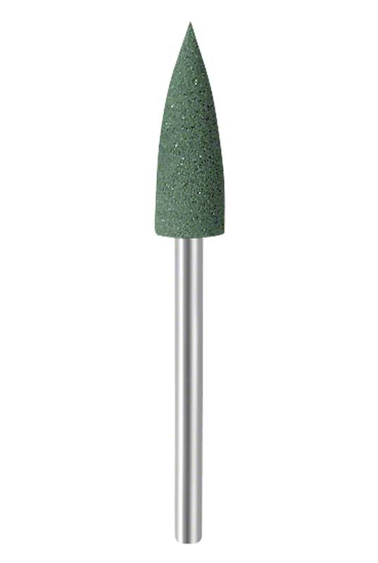 Zahntechnischer Polierer EVE TECHNIK H338 mit grünem Schleifkopf.