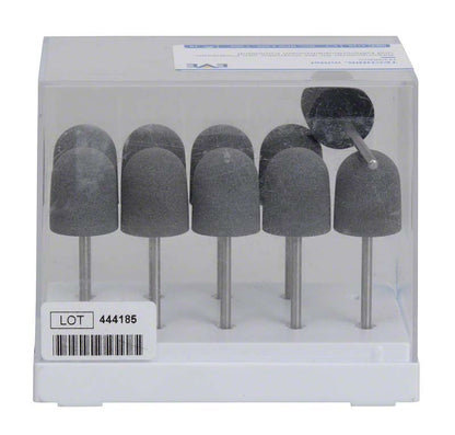 10 EVE TECHNIK Polierer mit Siliziumcarbidkörnung in transparenter Verpackung.