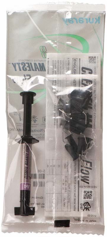 Klarfil Majesty Flow Spritze A4 in transparenter Verpackung.