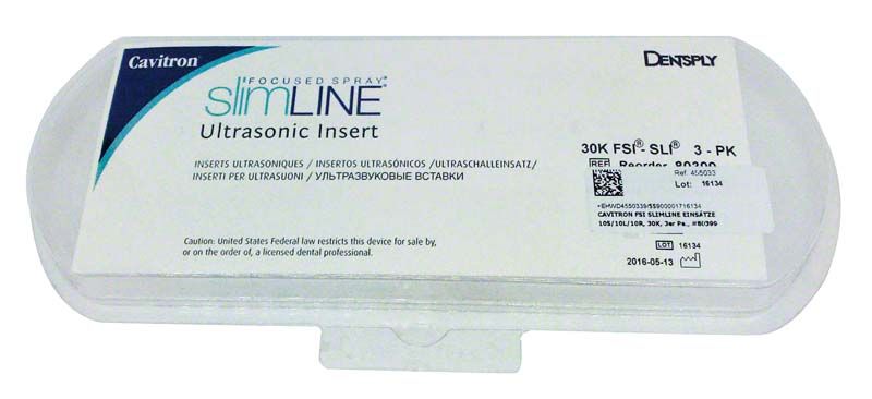 Cavitron® slimLINE 30K Ultraschall-Einsatz, dreifach gebogen, 3er-Packung.