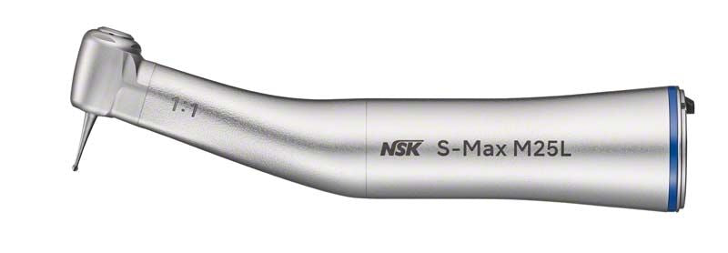 S-Max M Licht-Winkelstück Typ M25L in silberner Farbe.