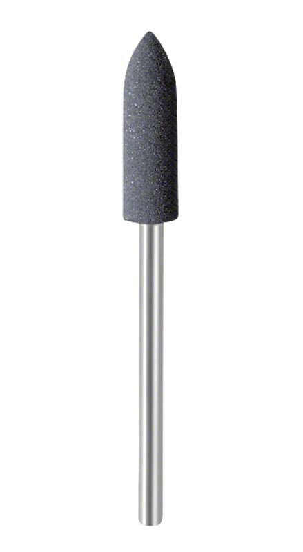 Grauer EVEFLEX TECHNIK Schleifaufsatz auf Metallstift.